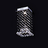 Chic Stylish 1 Light Flush Mount In Crystal Design