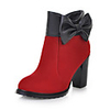 Chic Suede Chunky Heel Ankle Boots With Bowknot Party / Evening Shoes (More Colors)