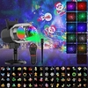 Christmas Projector Lights 2-in-1 Moving Patterns Landscape Waterproof Outdoor Indoor Light with Remote Control for Halloween Birthday Holiday Gathering Party (16 Slides Multicolor) Lightinthebox