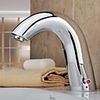 Chrome Bathroom Sink Faucet with Automatic Sensor (Hot and Cold)
