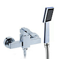 Chrome Ceramic Valve Single Handle Finish Shower Faucets
