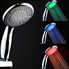 Chrome Finish 3 Colors LED Hand Shower