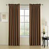 Classic Brown Solid Thermal Curtain Panel