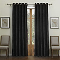 Classic Chenille Mysterious Solid Eco-friendly Curtain Panel