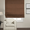 Classic Coffee Blackout Roman Shade