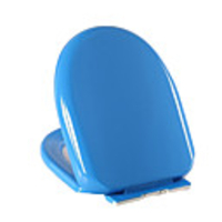 Classic Colorful Simplicity Elongated Easy Disassembly Toilet Seat - 3 Colors Available