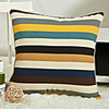 Classic Cool Colors Stripe Pillow With Insert