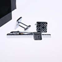 Classic Cufflinks And Tie-bar Set
