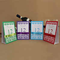 Classic Damask Table Number Card (Set of 10)