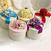Classic Favor Boxes With Flower And Bow - Set of 12 (More Colors)
