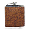 Classic Floral Patten Stainless Steel 8-oz Flask