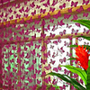 Classic Fluttering Dance Butterflies Pattern Curtain Line(39"W × 79"L)