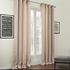 Classic Jacquard Stripe Cotton Linen Blend Eco-friendly Curtain Panel