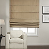 Classic Khaki Cotton Roman Shade