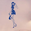 Classic Modern Oriental Beauty Window Stickers
