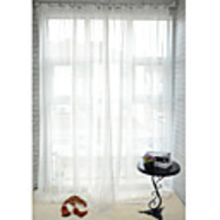 Classic Polyester Sheer Curtain Panel
