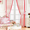 Classic Red Floral Energy Saving Curtain Panel
