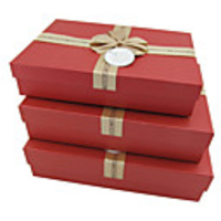 Classic Red Gift Box With Bow