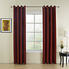 Classic Red Solid Energy Saving Curtain Panel
