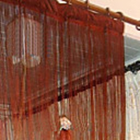 Classic Shininy Crystal Solid Curtain Line(39"W × 79"L)
