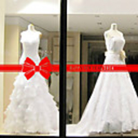 Classic Solid Bowknot Window Sticker