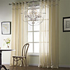 Classic Solid Cotton Sheer Curtain Panel