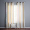 Classic Solid Faux Rabbit Room Darkening Lined Curtain Panel