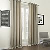 Classic Stripe Jacquard Cotton Linen Blend Eco-friendly Curtain Panel