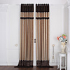Classic Stripe Jacquard Thermal Curtain Panel
