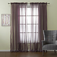 Classic Stripe Sheer Curtain Panel