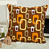 Classic Yellow Geometric Pillow With Insert