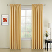 Classic Yellow Solid Thermal Curtain Panel