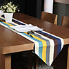 Colored Stripe Style Table Runner