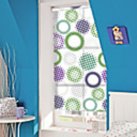 Colorful Bubble Pattern Roller Shade