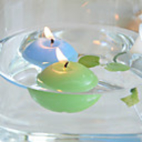Colorful Floating Candle - Set of 15 (Random Color)