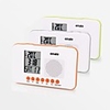 Colorful FM Radio Clock,  Ideal as Desk/Digital/Weather Station Clock (Assorted Colors)