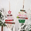 Colorful Wooden Pendants Christmas Tree Accessories Wooden Crafts Without Face Elderly Hanging Ornaments Hanging Pieces Lightinthebox