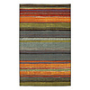 Colorful Wool Tufted Area Rug With Rainbow Pattern 5