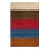 Colorful Wool Tufted Area Rug With Rainbow Pattern 5