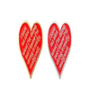 colourful clouds 2pcs enamel pin button badge cute heart lapel brooches pins for backpacks (a-2 pieces) Lightinthebox
