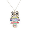 Colourful Matching Owl Vintage Necklace