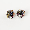 Colourful Rhinestone Alloy Earrings