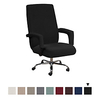 Computer Office Chair Cover Gaming Chair Stretch Chair Slipcover Plain Solid Color Durable Washable Furniture Protector Lightinthebox