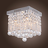 Comtemporary Crystal Flush Mount with 4 Lights in Beaded Design
