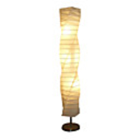 Comtemporary Floor Lights with 3 Lights in Paper Shade