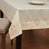 Concise Style Rose Pattern Border Table Cloth