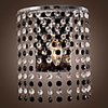 Contemporary 2 - Light Wall Lights with Crystal Drops Electroplate Finish