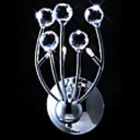 Contemporary 3 - Light Wall Lights with Crystal Beads