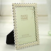 Contemporary Style Metal Pearls Picture Frame