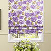 Country Elegant Blooming Lavender Roman Shade
